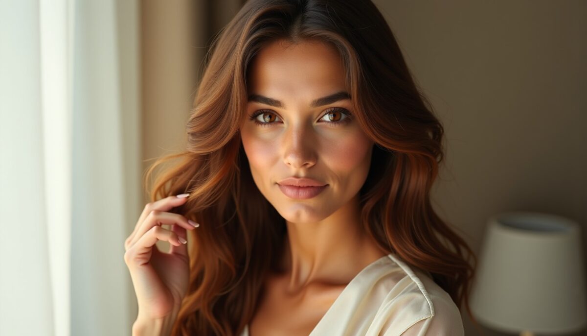 Quelle teinte de cheveux sublime une peau mate et des yeux marron ?