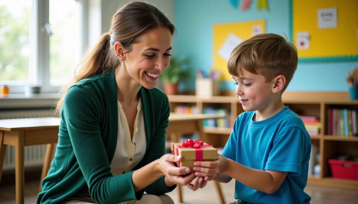 Offrir un cadeau personnalisé à l&rsquo;enseignant : impact réel